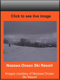 Nozawa Onsen Ski Resort   Images courtesy of Nozawa Onsen Ski Resort    Click to see live image